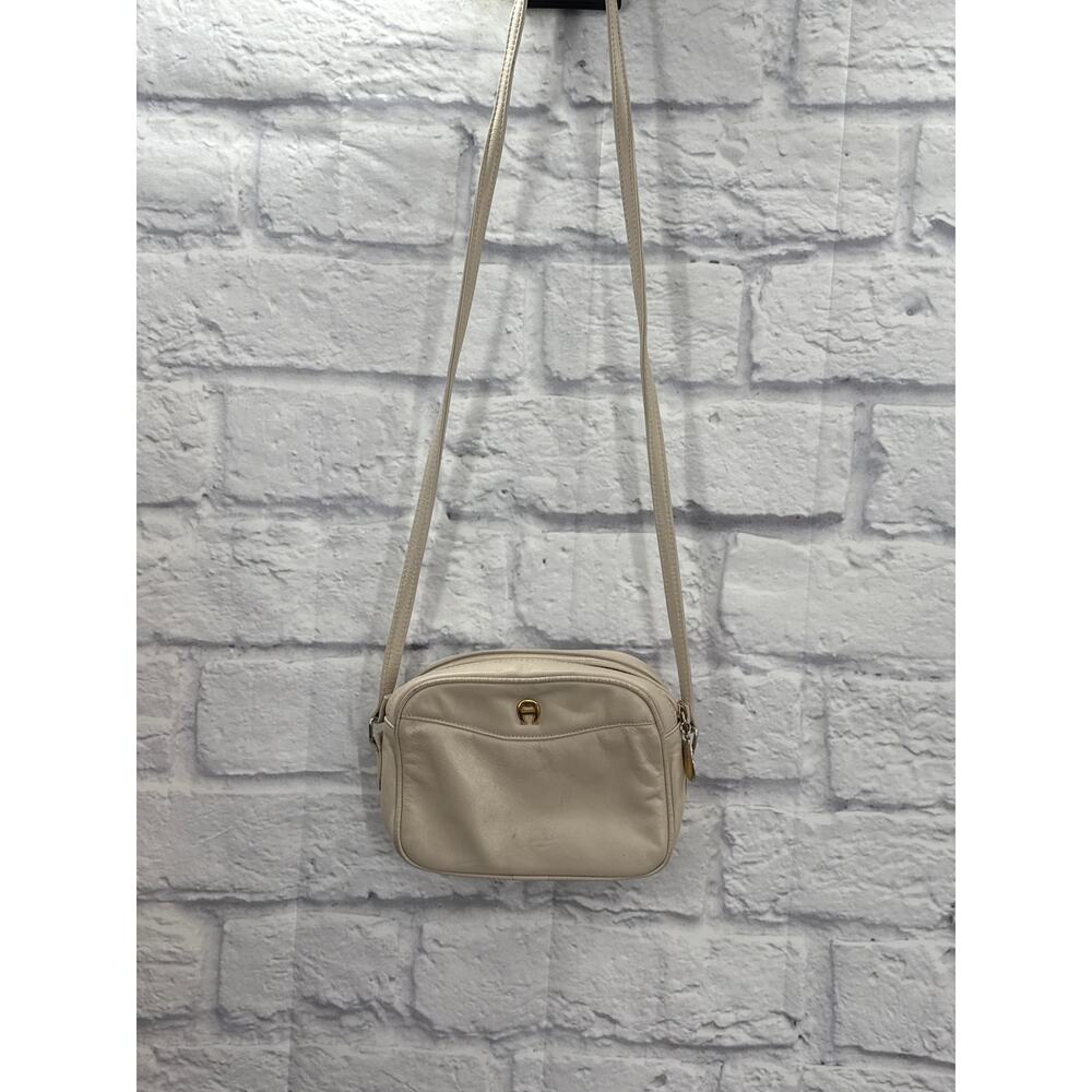 Etienne Aigner Crossbody Bag Off White Vintage